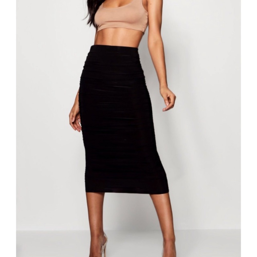Slinky Midi Skirt